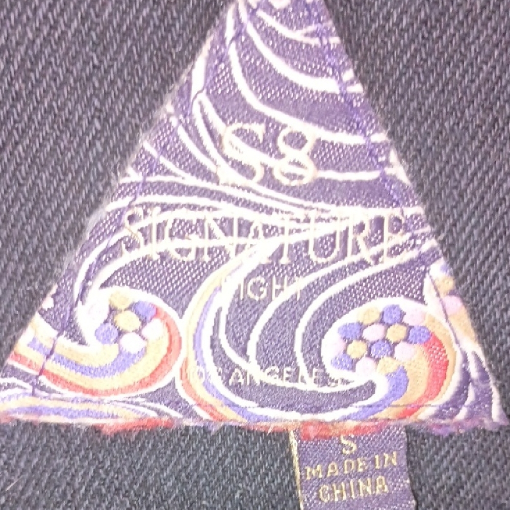 Black Denim Jacket With Bold Statement - image 3